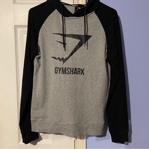Gymshark pullover hoodie in grey/black